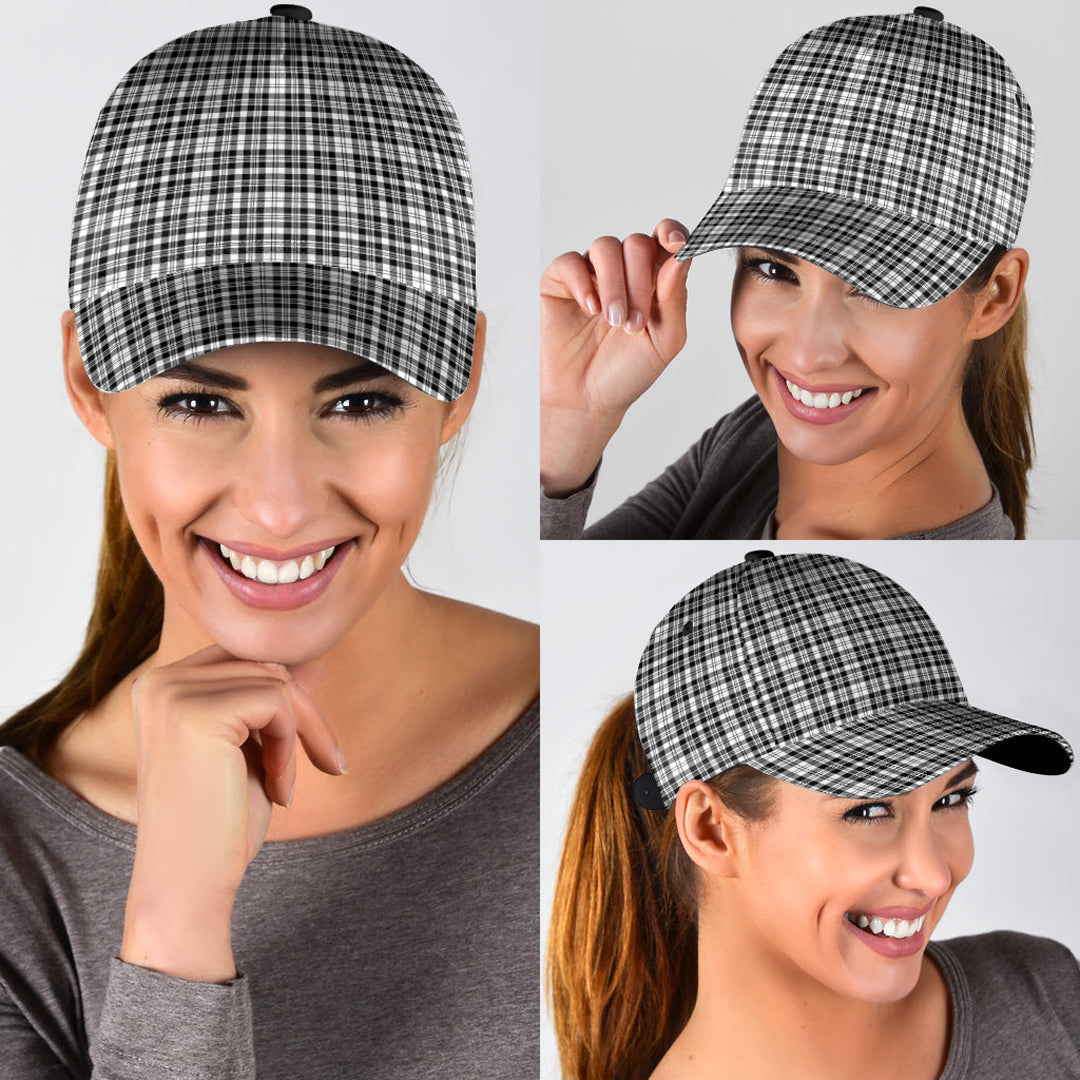 Scott Black White Modern Tartan Baseball Cap K23 Trucker Hats Custom Hats Gifts For Men & Women