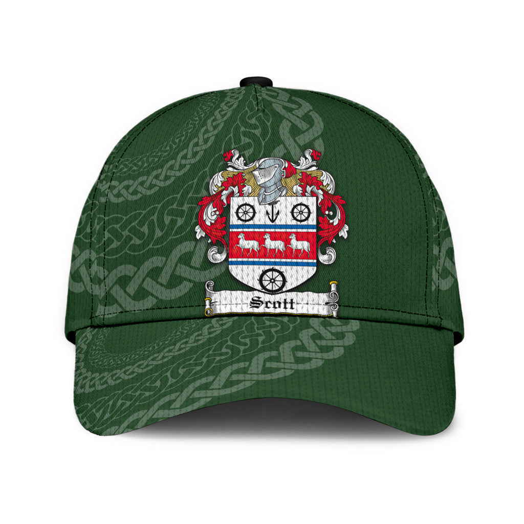 Scott Coat Of Arms - Irish Family Crest St Patrick's Day Hat Classic Cap Trucker Hats Custom Hats Gifts For Men & Women