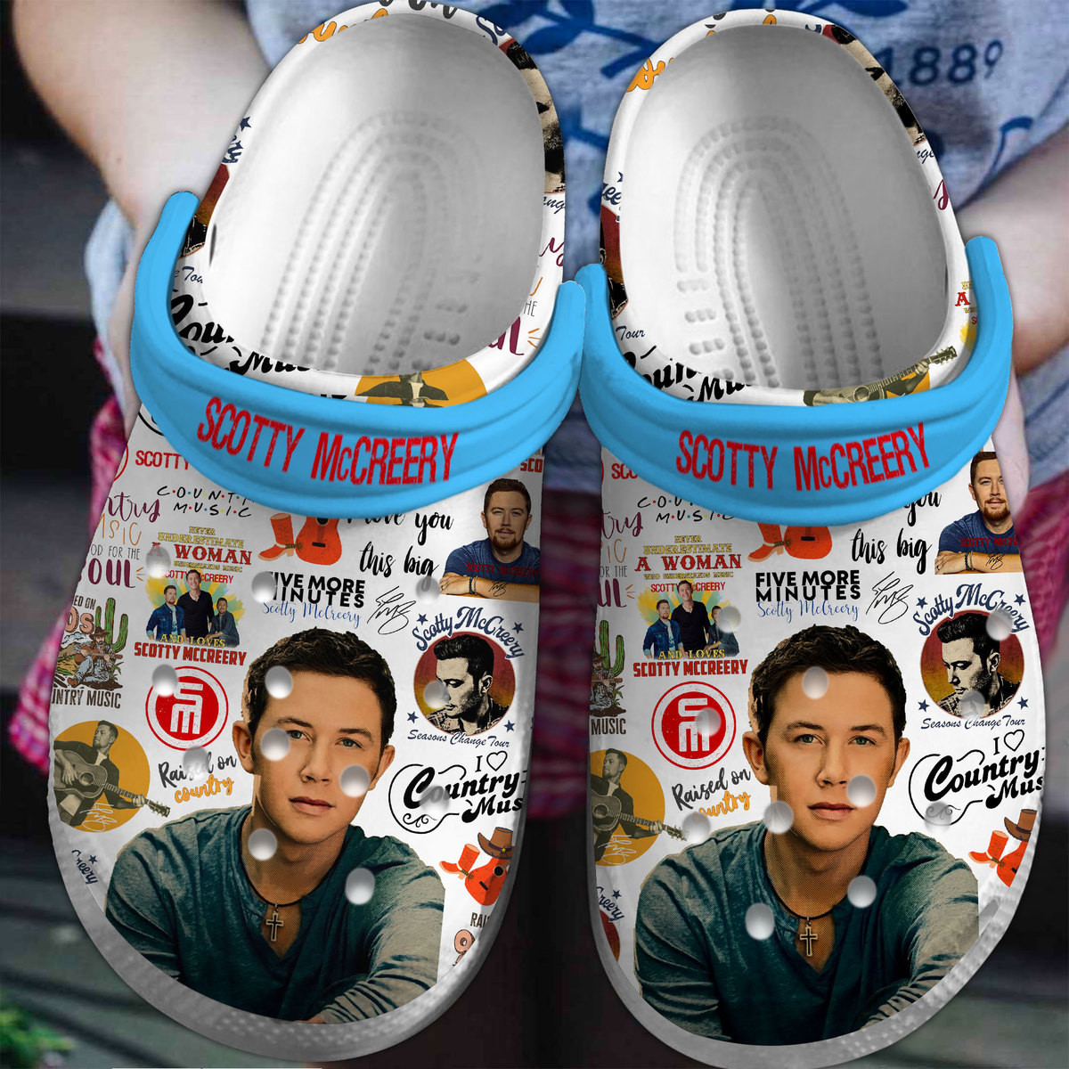 Scotty McCreery MusicÂ Crocs Crocband Clogs Shoes Comfortable For Men Women and Kids