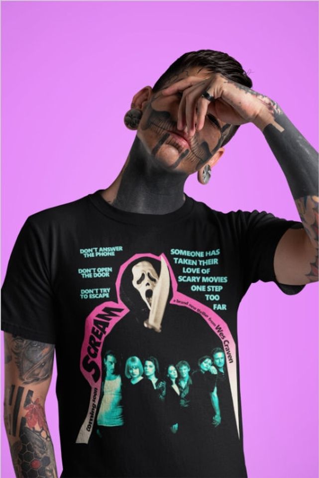 Scream Classic Horror Movie T-Shirt Tee Shirt