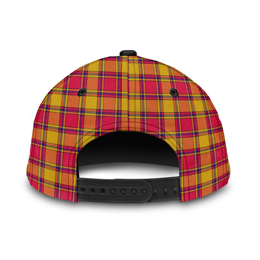 Scrymgeour Tartan Baseball Cap, Tartan Plaid Cap with Family Crest K23 Trucker Hats Custom Hats Gifts For Men & Women