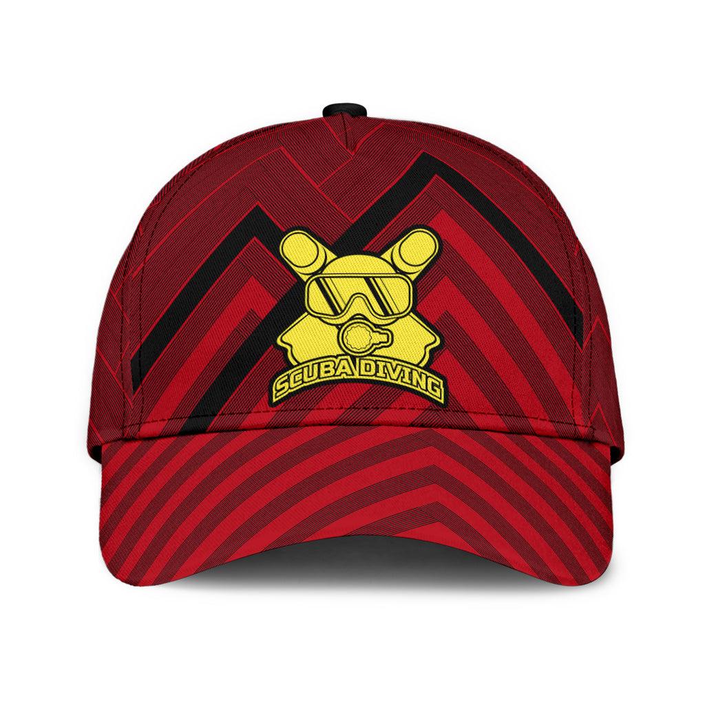 Scuba diving Classic Cap, Gift for Scuba Diving Lovers, Scuba Live Trucker Hats Custom Hats Gifts For Men & Women