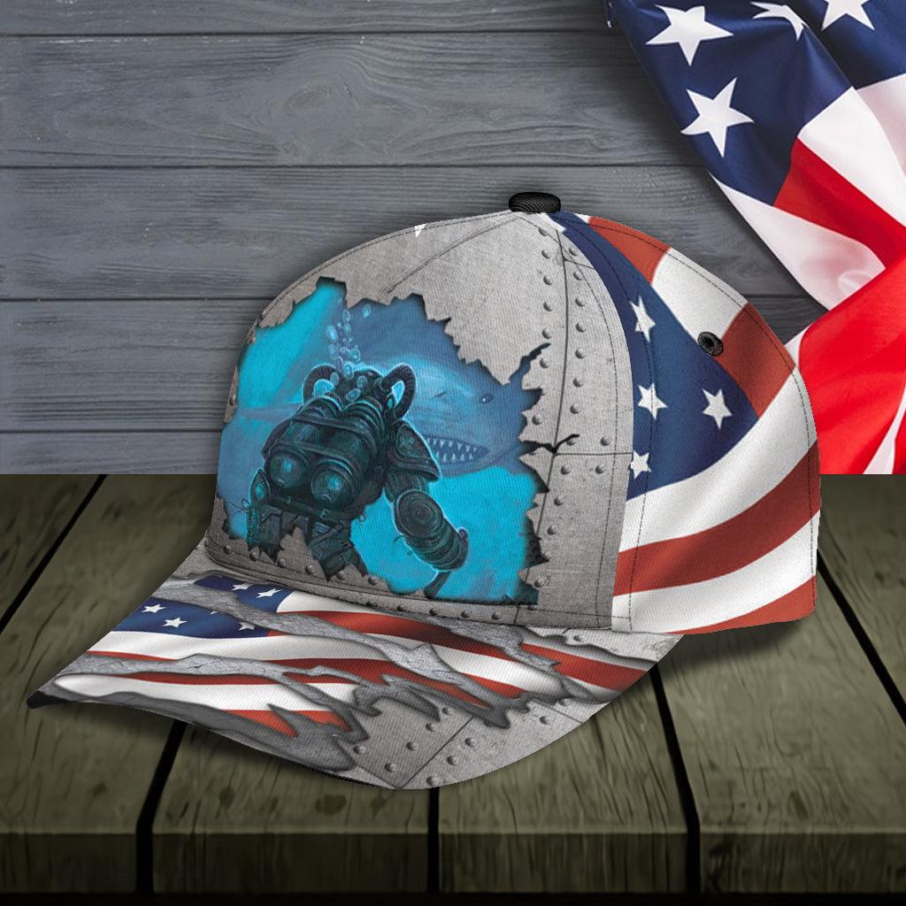 Scuba Diving Classic Cap, Gift for Scuba Diving Lovers, Scuba Live Trucker Hats Custom Hats Gifts For Men & Women
