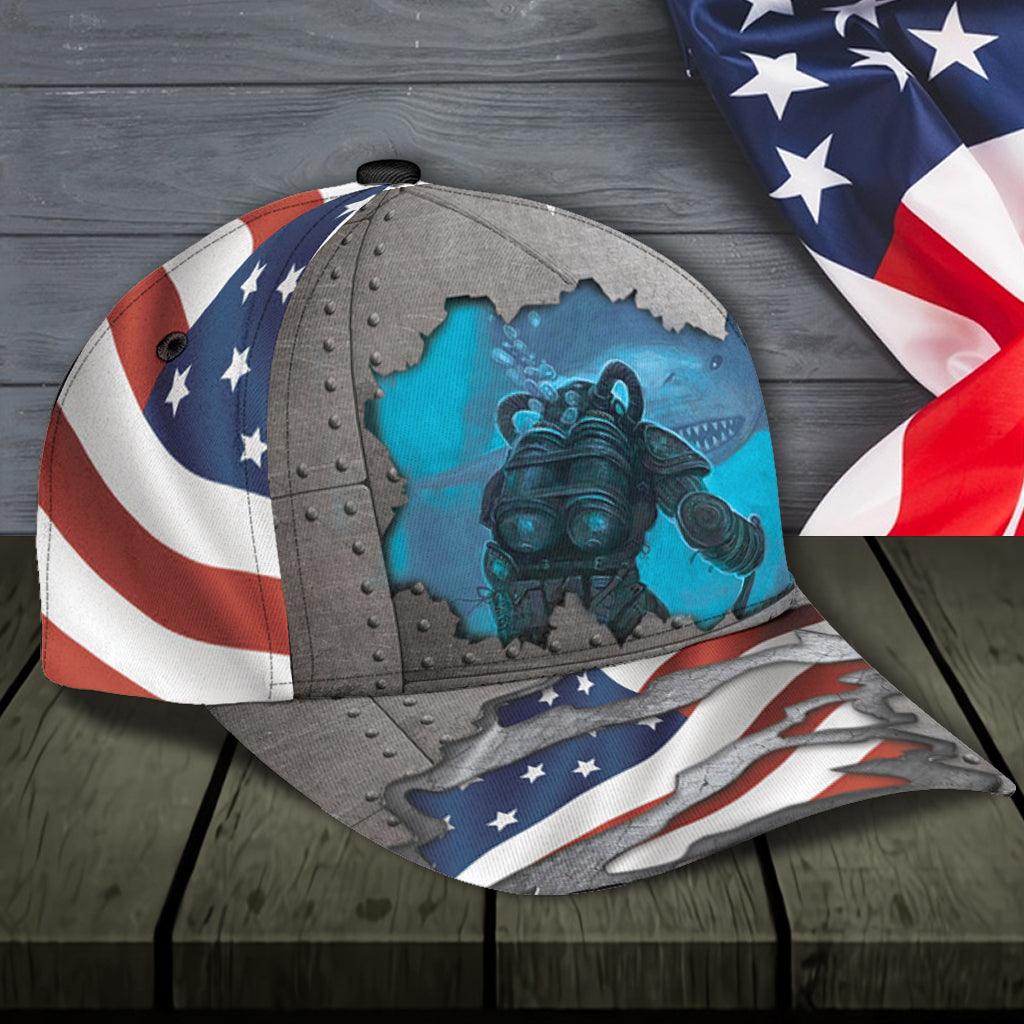 Scuba Diving Classic Cap, Gift for Scuba Diving Lovers, Scuba Live Trucker Hats Custom Hats Gifts For Men & Women