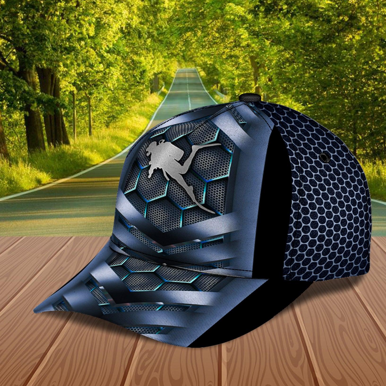 Scuba Diving Classic Cap, Gift for Scuba Diving Lovers, Scuba Live Trucker Hats Custom Hats Gifts For Men & Women