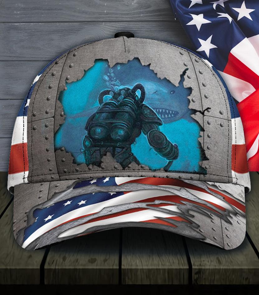 Scuba Diving Classic Cap, Gift for Scuba Diving Lovers, Scuba Live Trucker Hats Custom Hats Gifts For Men & Women