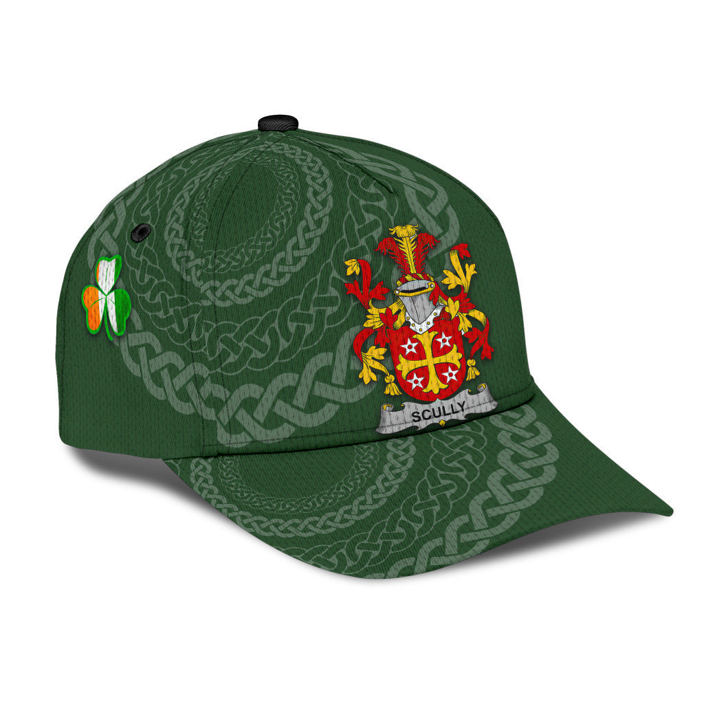 Scully Coat Of Arms - Irish Family Crest St Patrick's Day Hat Classic Cap Trucker Hats Custom Hats Gifts For Men & Women