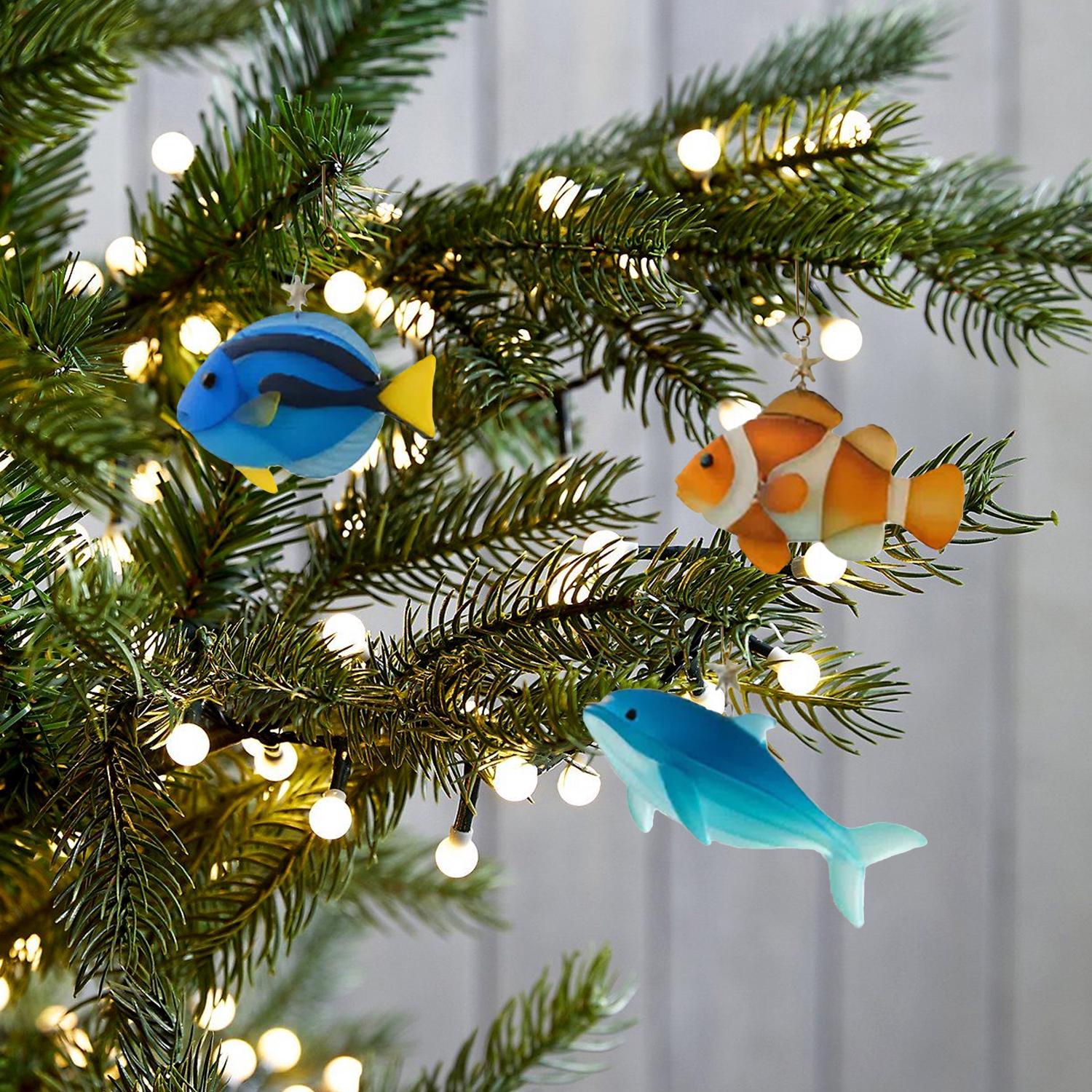 Sea Glass Animal Advent Calendar 2025, 24 Day Sea Animals Figurines : Vintage Christmas Ornament Countdown - Image 5