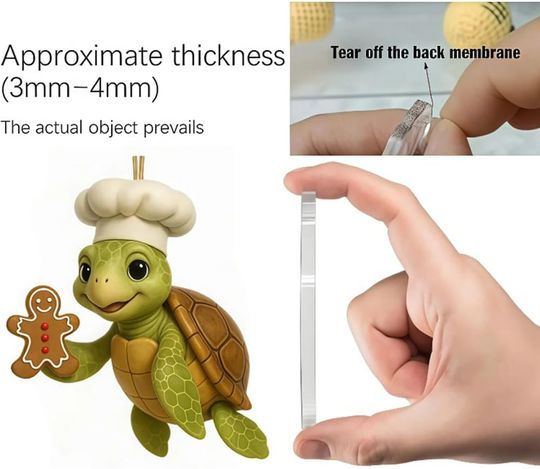 Sea Turtle Advent Calendar, 24 Adorable Sea Turtle Decorations, Ocean-Inspired Christmas Countdown - Image 15