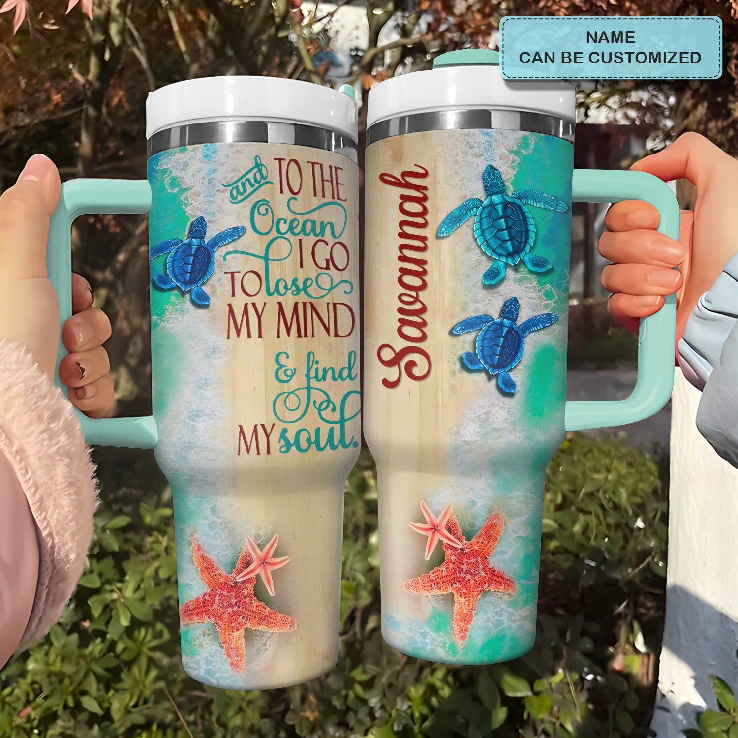 Sea Turtle Custom Stanley Cup 40 oz 30 oz Tumbler With HandleTVC2301727