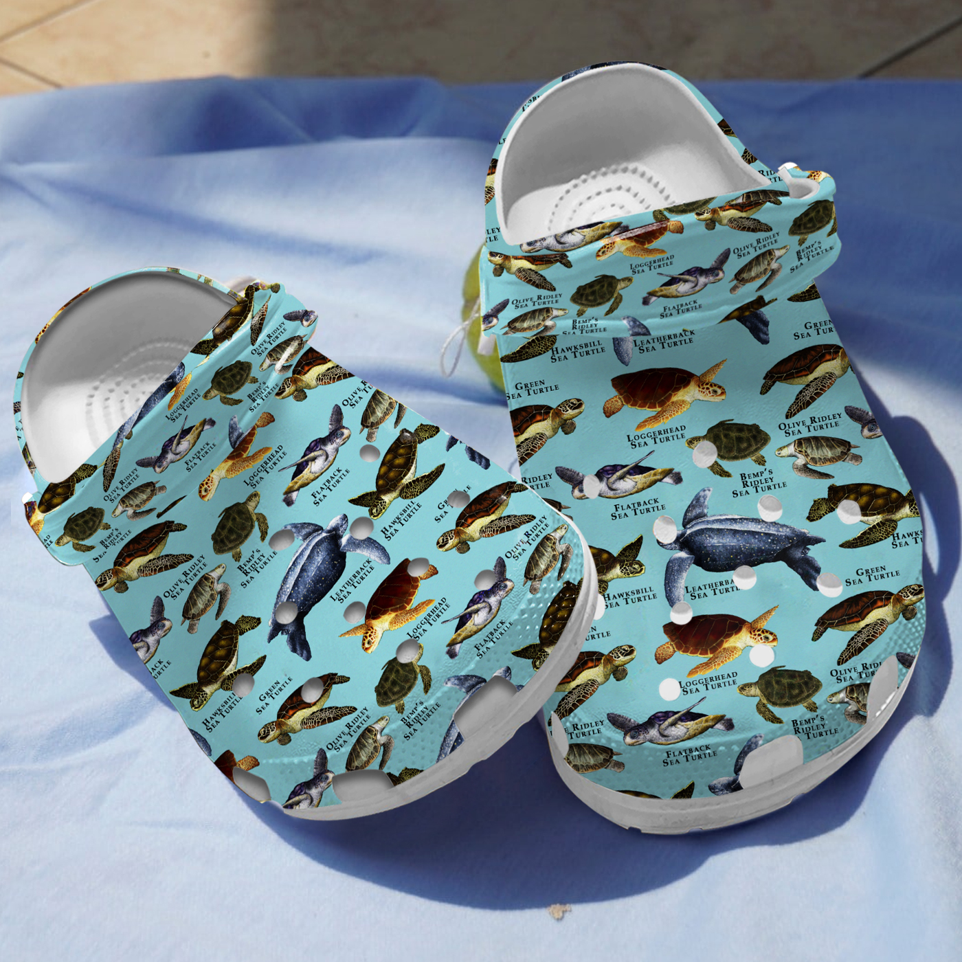 Sea Turtles Of The World Crocs Crocband Clogs Shoes Comfortable For Men Women and Kids