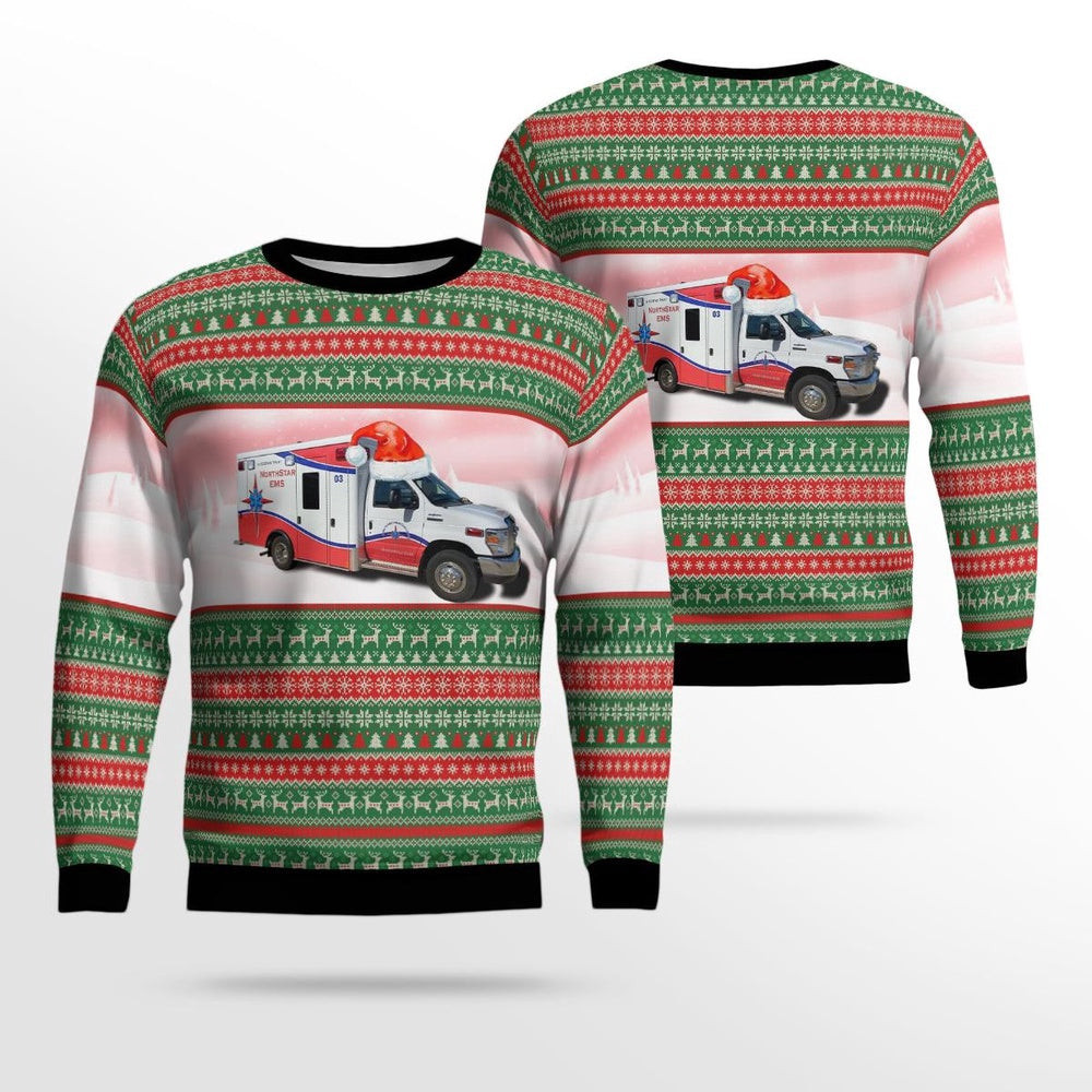 Searcy Arkansas NorthStar EMS AOP Ugly Sweater Unisex Christmas Gift