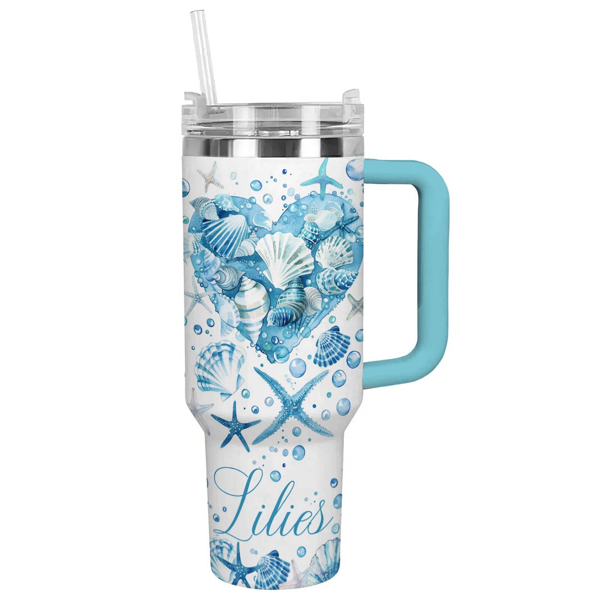 Seashell Custom Stanley Cup 40 oz 30 oz Tumbler With HandleTVC2301794