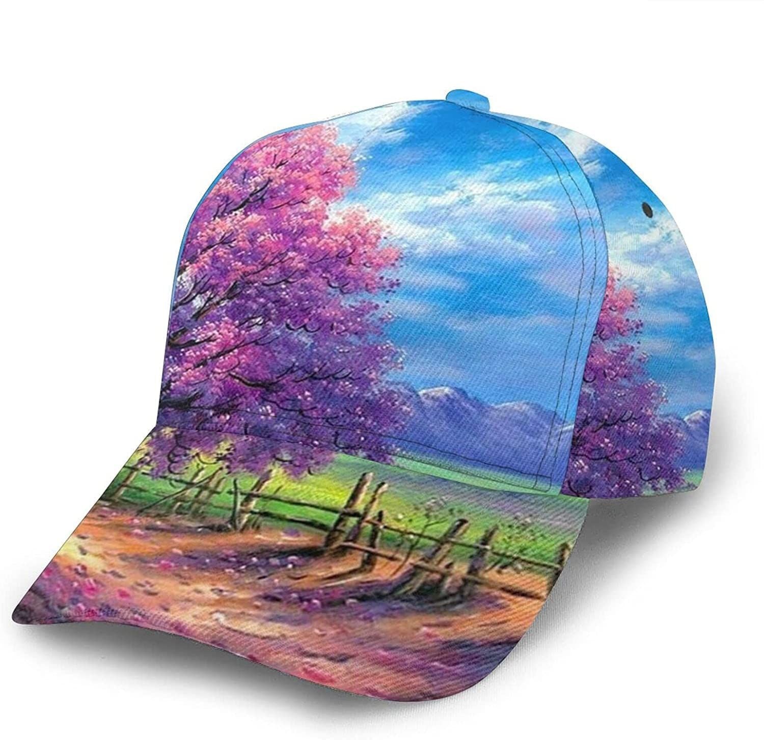 Season Landscape Print Classic Baseball 3D Cap Adjustable Twill Sports Dad Hats for Unisex Trucker Hats Custom Hats Gifts For Men & Women