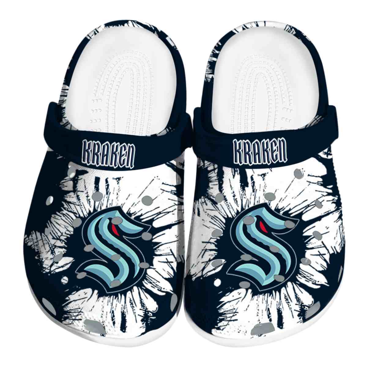 Seattle Kraken NHL Sport Crocs Crocband Clogs Shoes Comfortable For Men Women and Kids