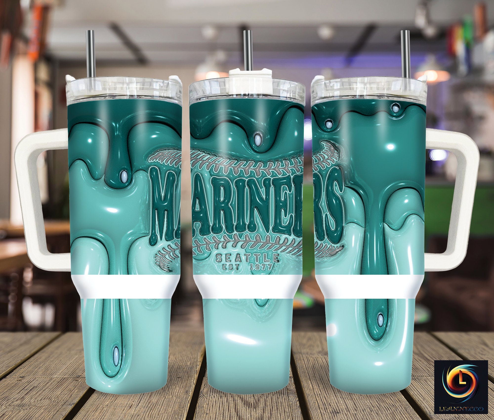 Seattle Mariners MLB Custom Stanley Cup 40 oz 30 oz Tumbler With HandleTVC2301996