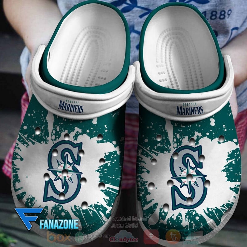 Seattle Mariners MLB Sport Crocs Clogs Crocband Shoes Comfortable For Men Women and Kids