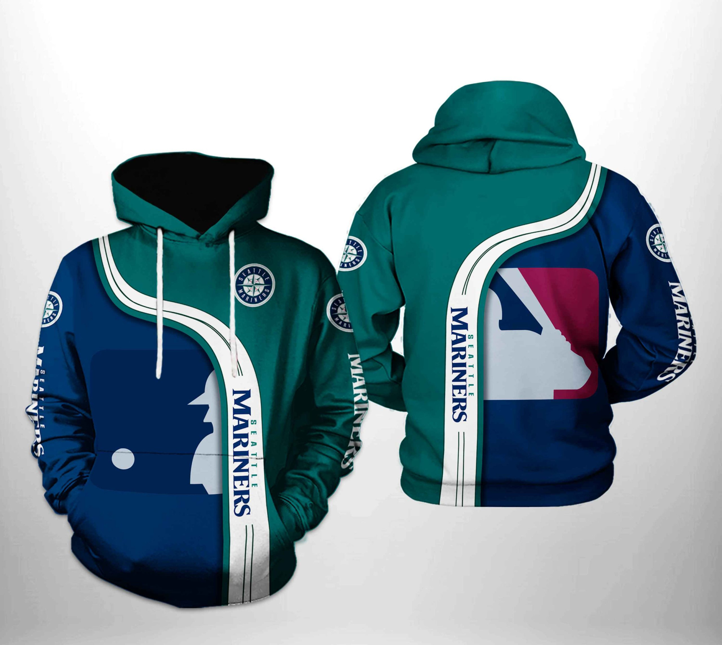 Seattle Mariners MLB Team 3D All Over Print Hoodie, Zip Hoodie