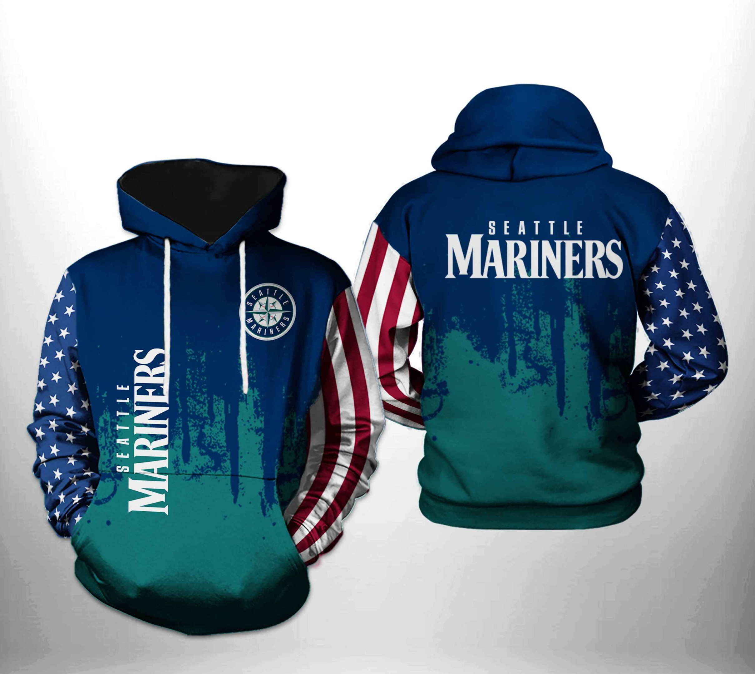 Seattle Mariners MLB Team US 3D All Over Print Hoodie, Zip Hoodie