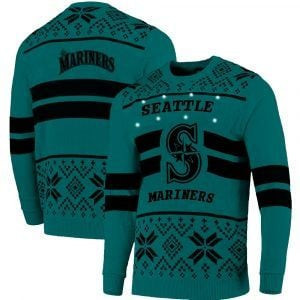 Seattle Mariners Ugly Christmas Sweater Adult 3D Funny Matching for family