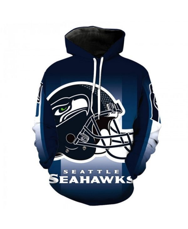 Seattle Seahawks 3D All Over Print Hoodie, Zip Hoodie