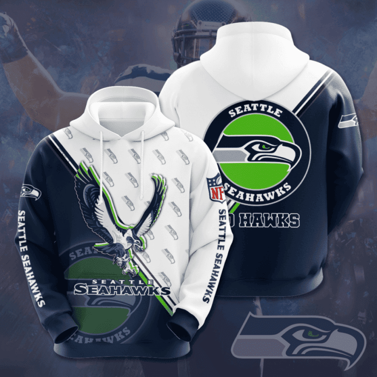 Seattle Seahawks 3D All Over Print Hoodie, Zip Hoodie