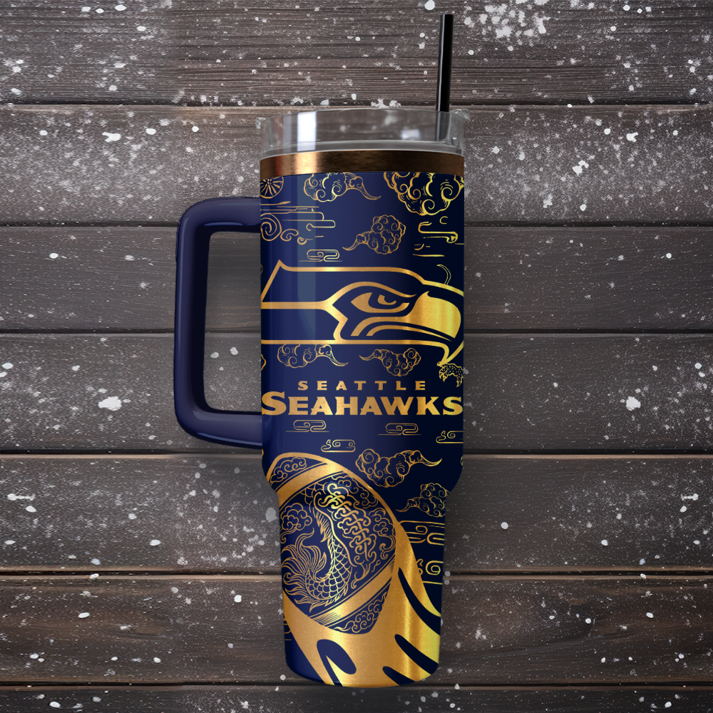 Seattle Seahawks Custom Stanley Cup 40 oz 30 oz Tumbler With HandleTVC2301108 - Image 3