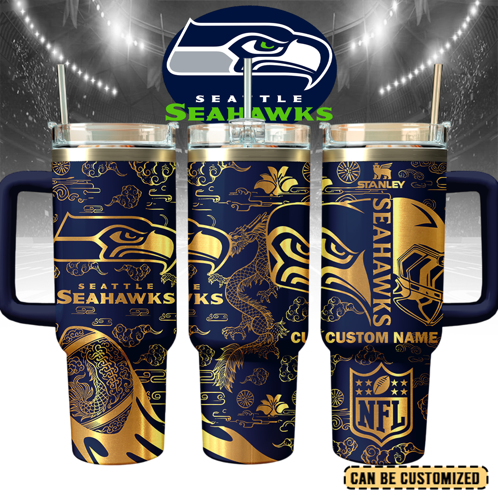 Seattle Seahawks Custom Stanley Cup 40 oz 30 oz Tumbler With HandleTVC2301108 - Image 2