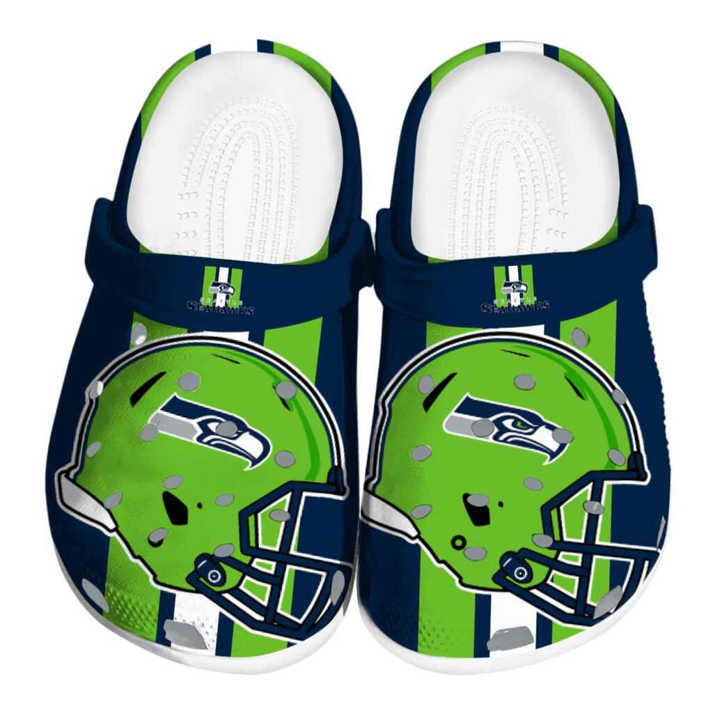Seattle Seahawks Helmet Stripes ClogTVC180139