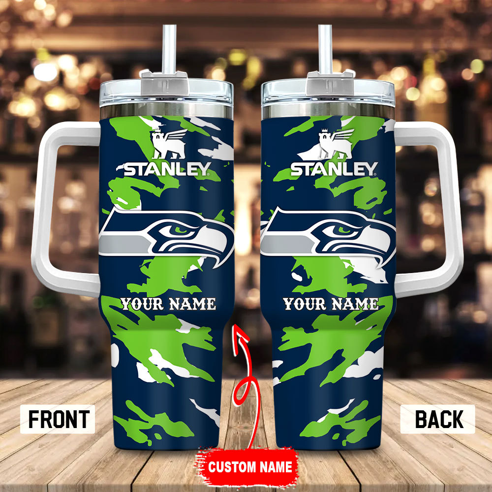 Seattle Seahawks NFL Custom Stanley Cup 40 oz 30 oz Tumbler With HandleTVC2301100