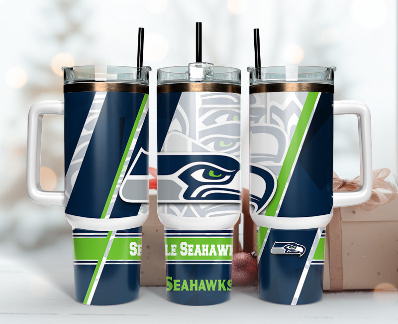 Seattle Seahawks NFL Custom Stanley Cup 40 oz 30 oz Tumbler With HandleTVC2301140