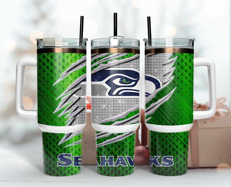 Seattle Seahawks NFL Custom Stanley Cup 40 oz 30 oz Tumbler With HandleTVC2301141