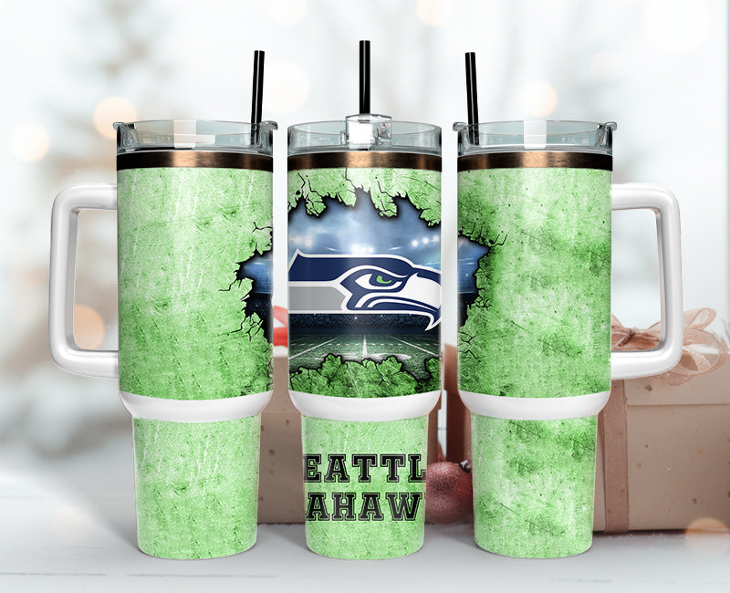 Seattle Seahawks NFL Custom Stanley Cup 40 oz 30 oz Tumbler With HandleTVC2301147