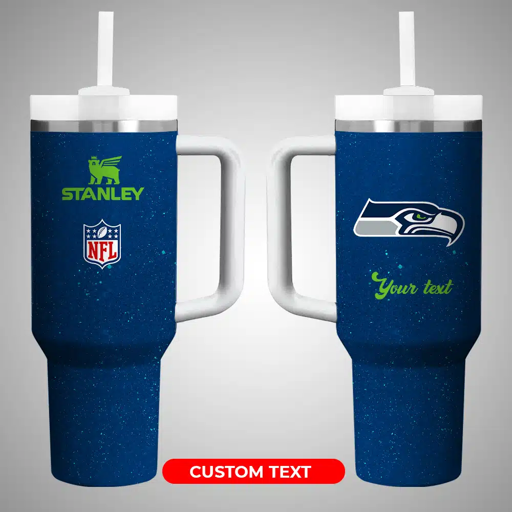 Seattle Seahawks NFL Custom Stanley Cup 40 oz 30 oz Tumbler With HandleTVC2301223