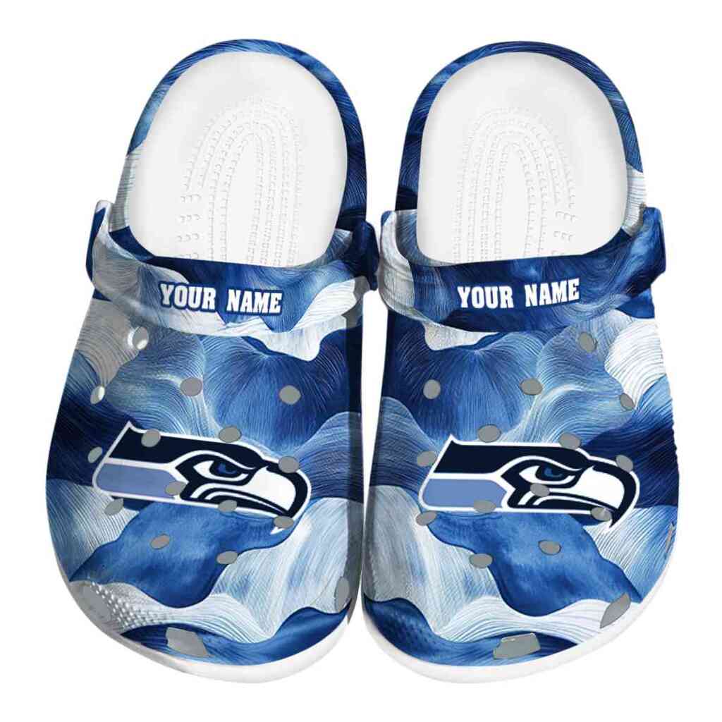 Seattle Seahawks Ocean Waves ClogTVC1801946