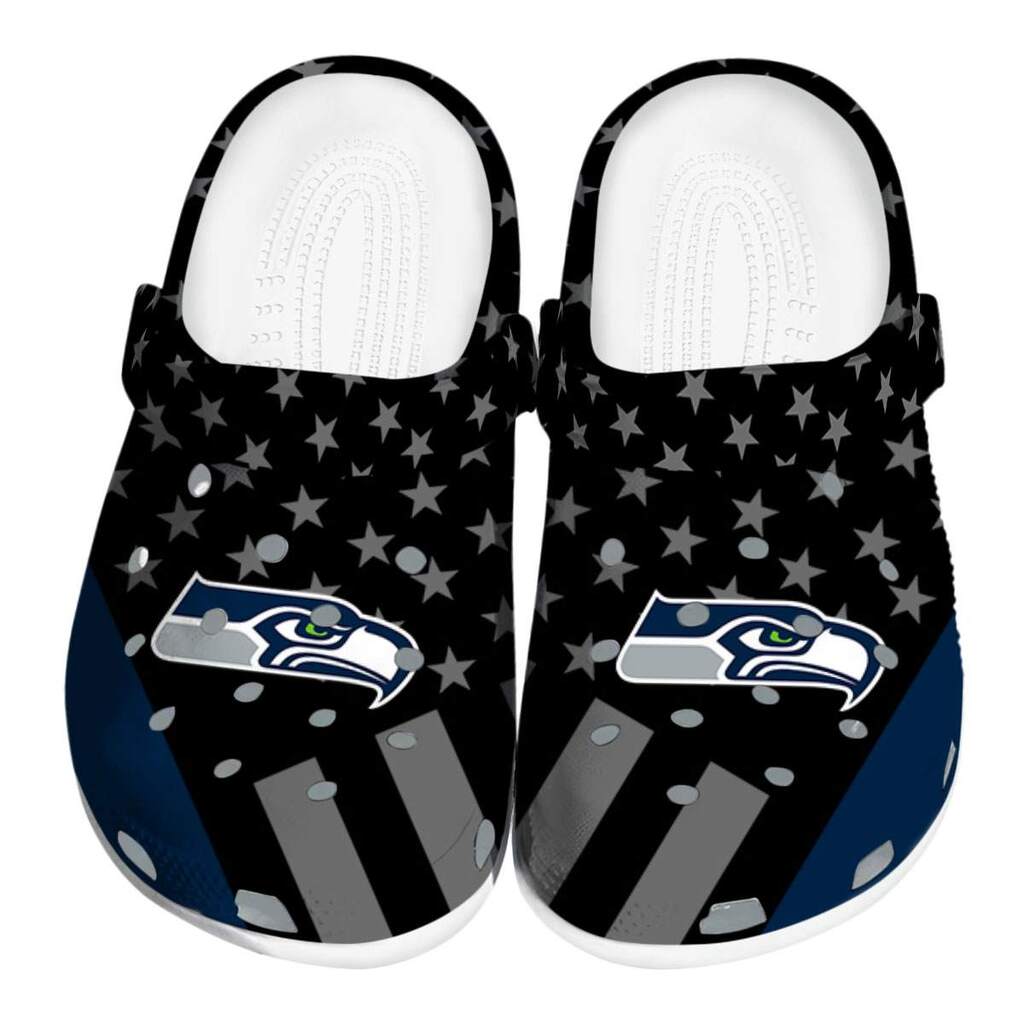 Seattle Seahawks Stellar Stripes Theme ClogTVC180139