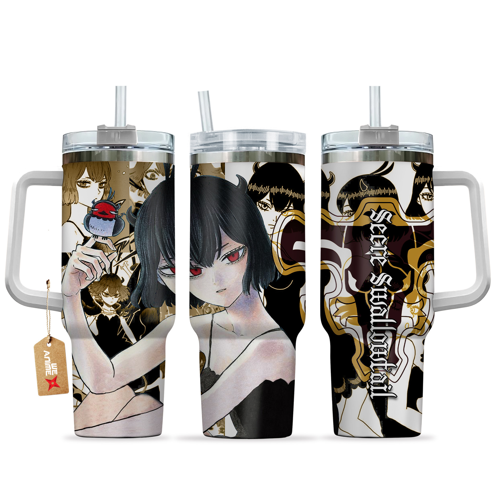 Secre Swallowtail (Nero) Black Clover Anime Custom Stanley Cup 40 oz 30 oz Tumbler With HandleTVC2301154
