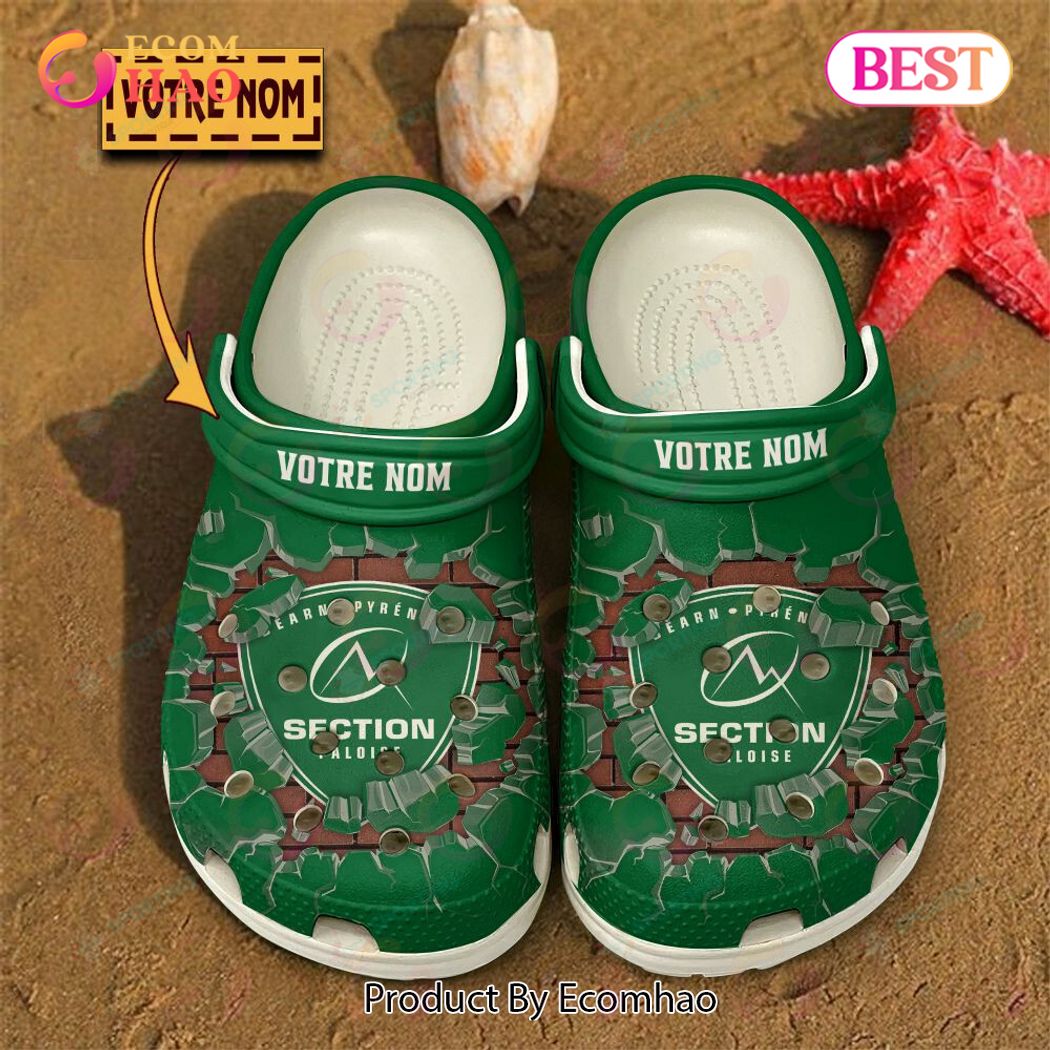 Section Paloise Top14 Sport Crocs Crocband Clogs Shoes Comfortable For Men Women and Kids