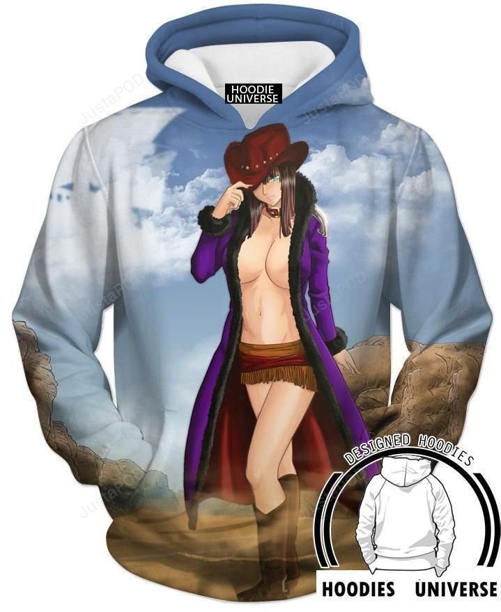 Seductive NICO ROBIN 3D All Over Print Hoodie, Zip Hoodie