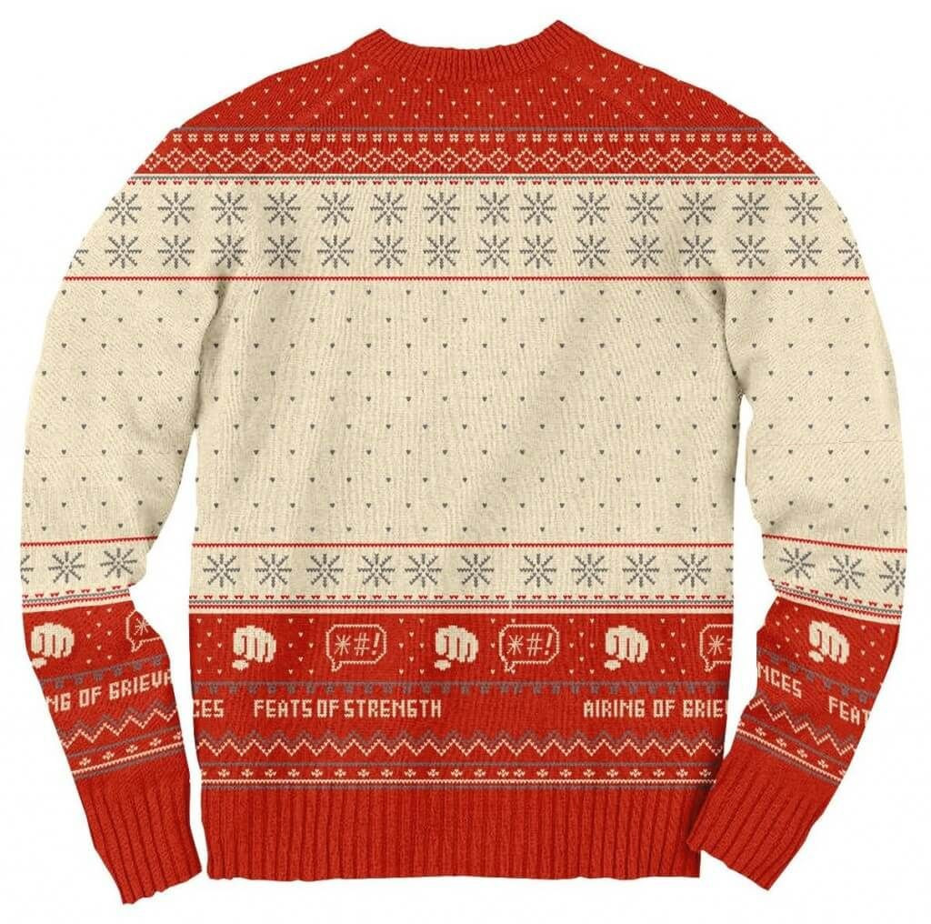 Seinfeld Festivus For The Rest Of Us Pole For Unisex Ugly Christmas Sweater Adult 3D Funny Matching for family - Image 2