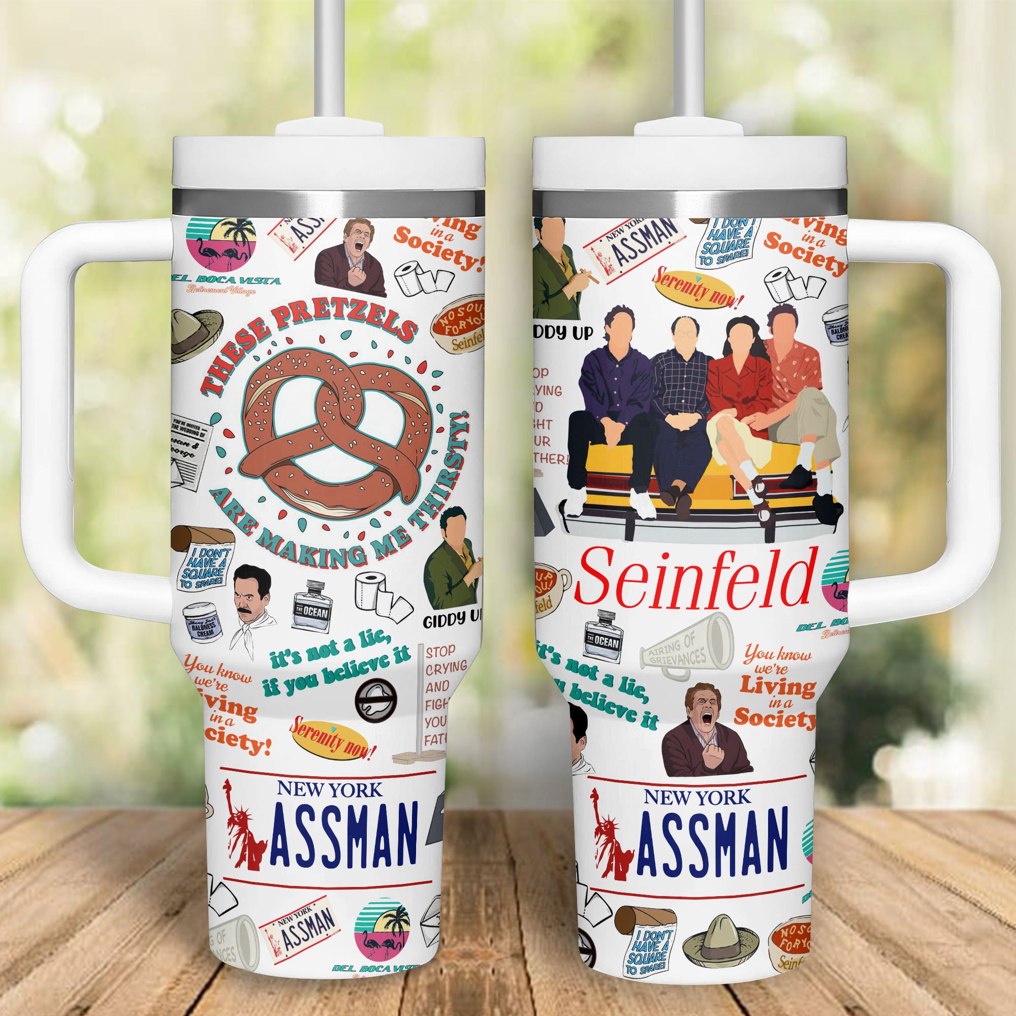 Seinfeld Movies Custom Stanley Cup 40 oz 30 oz Tumbler With HandleTVC2301314