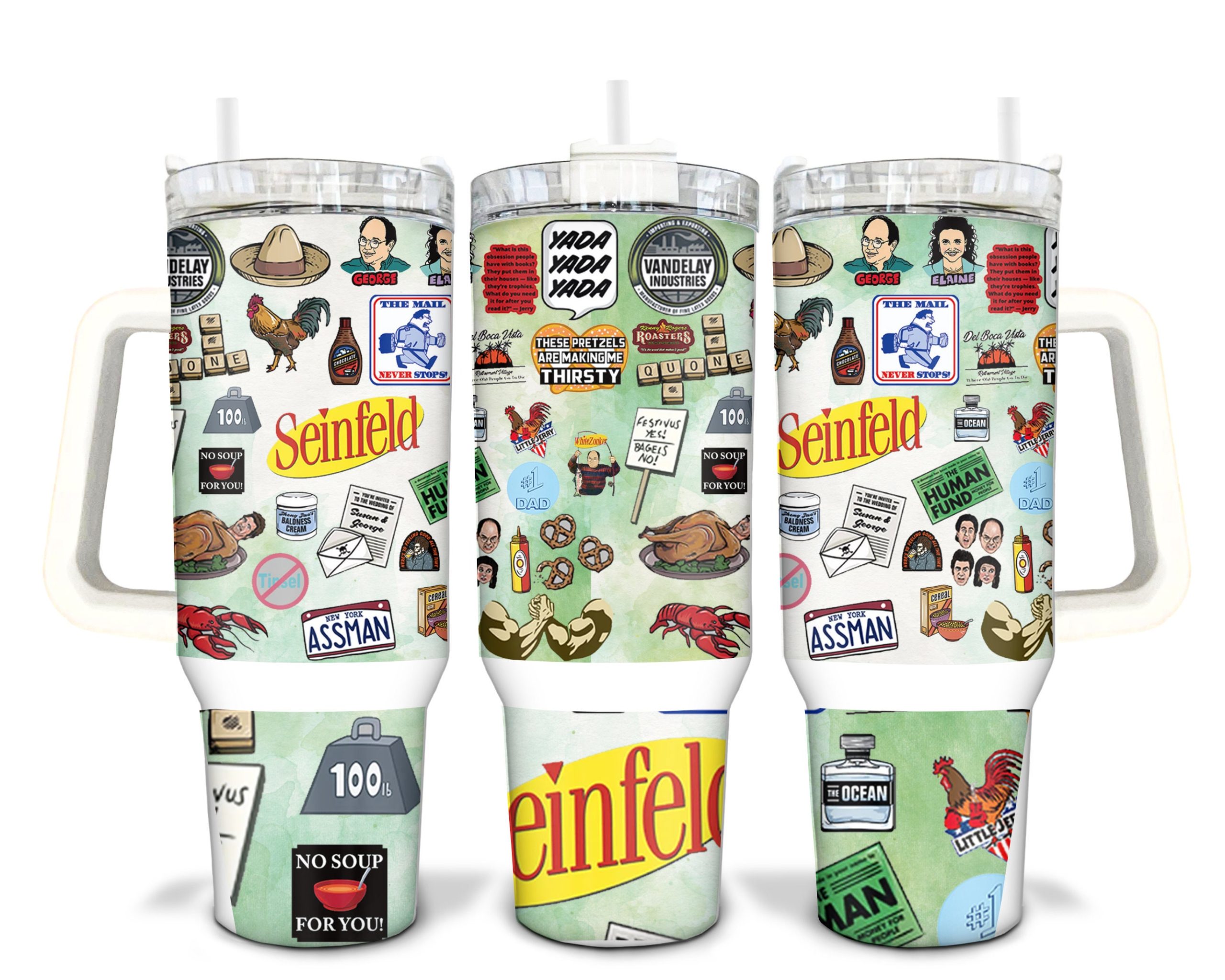 Seinfeld TV Series Custom Stanley Cup 40 oz 30 oz Tumbler With HandleTVC2301906