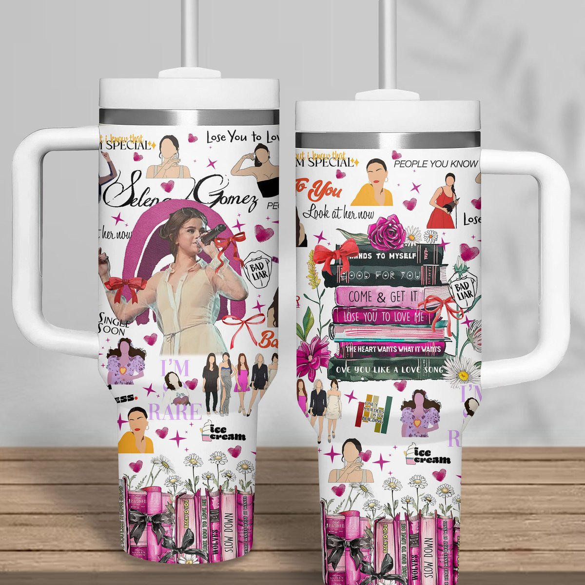 Selena Gomez Music Custom Stanley Cup 40 oz 30 oz Tumbler With HandleTVC2301312