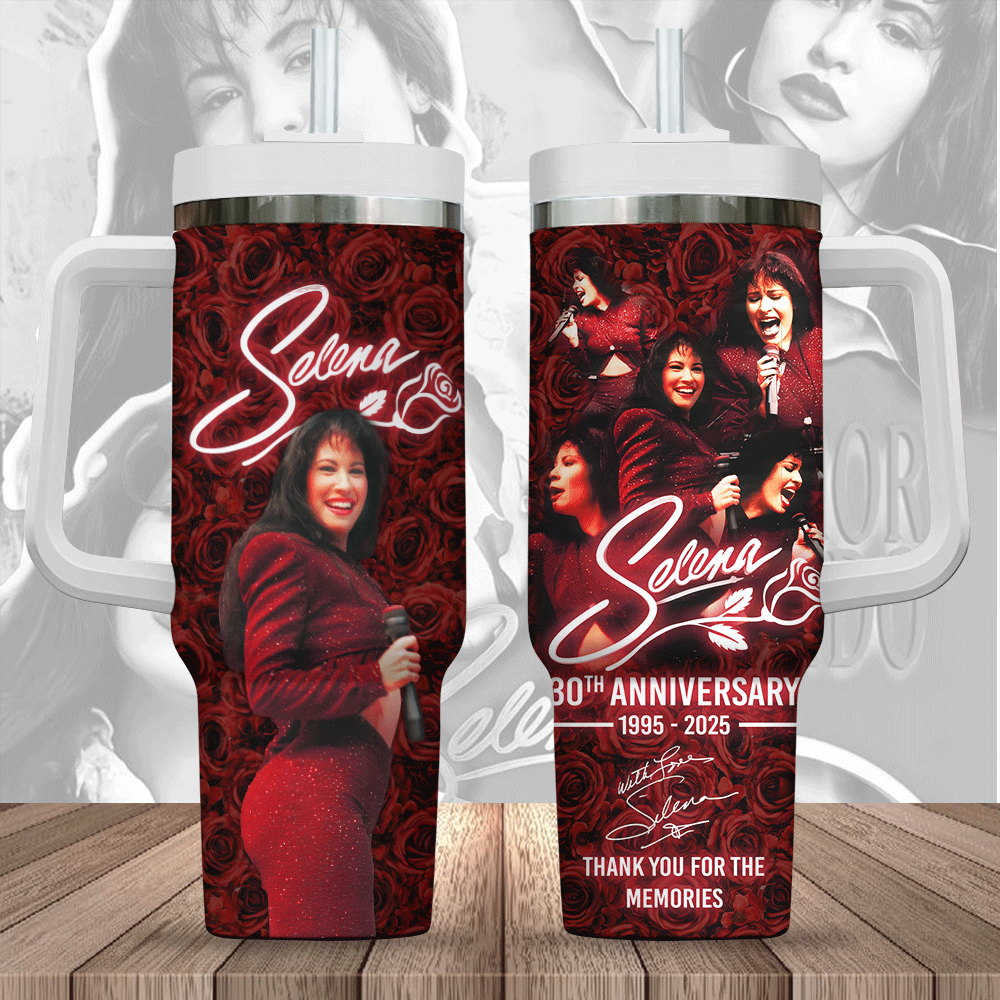 Selena Quintanilla PÃ©rez Music Custom Stanley Cup 40 oz 30 oz Tumbler With HandleTVC2301246