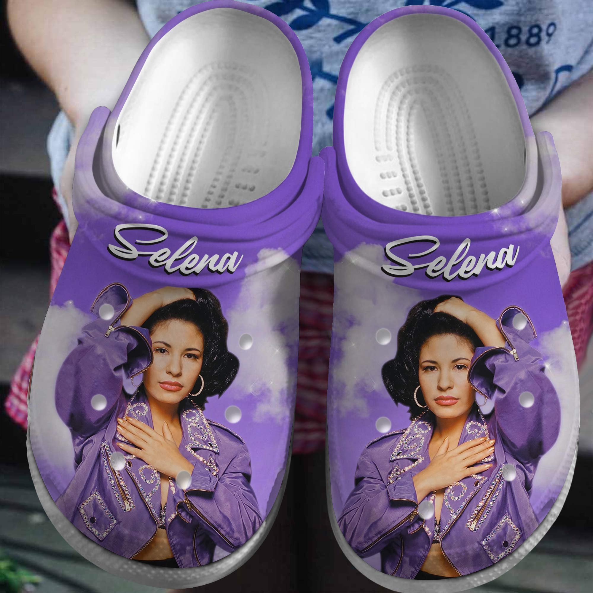 Selena Singer Music Crocs Crocband Clogs Shoes Comfortable For Men Women and Kids
