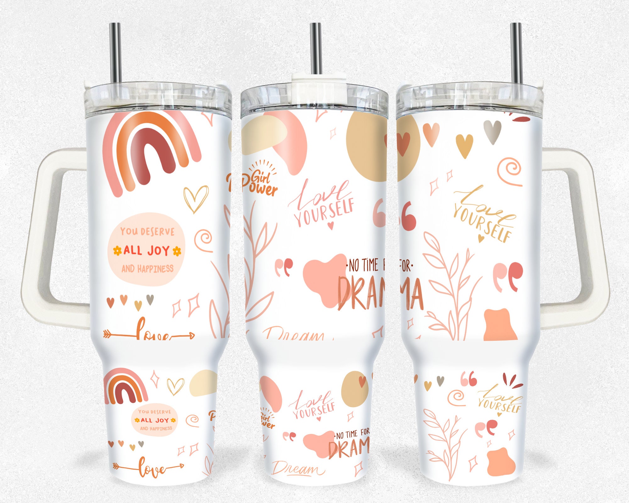 Self Love Affirmations Custom Stanley Cup 40 oz 30 oz Tumbler With HandleTVC2301155
