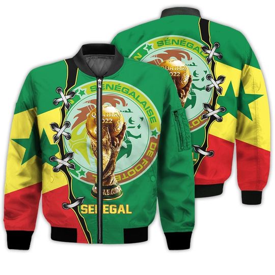 Senegal Flag National Soccer Team, World Cup 2022, Senegal Football Fans 3D Sweater - Image 15