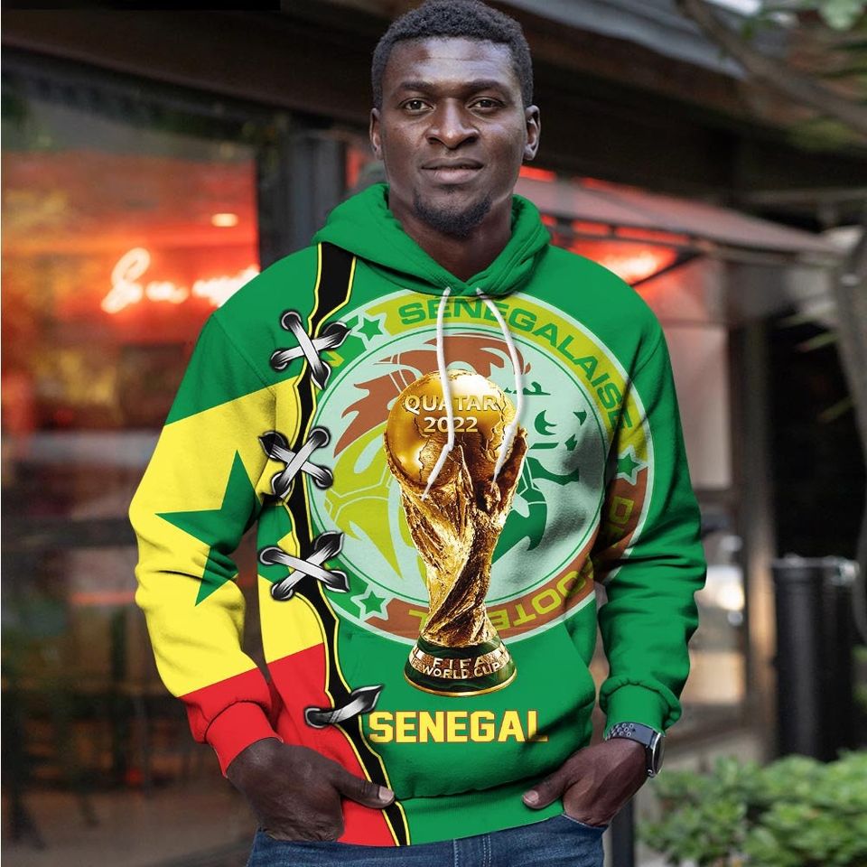 Senegal Flag National Soccer Team, World Cup 2022, Senegal Football Fans 3D Sweater - Image 7