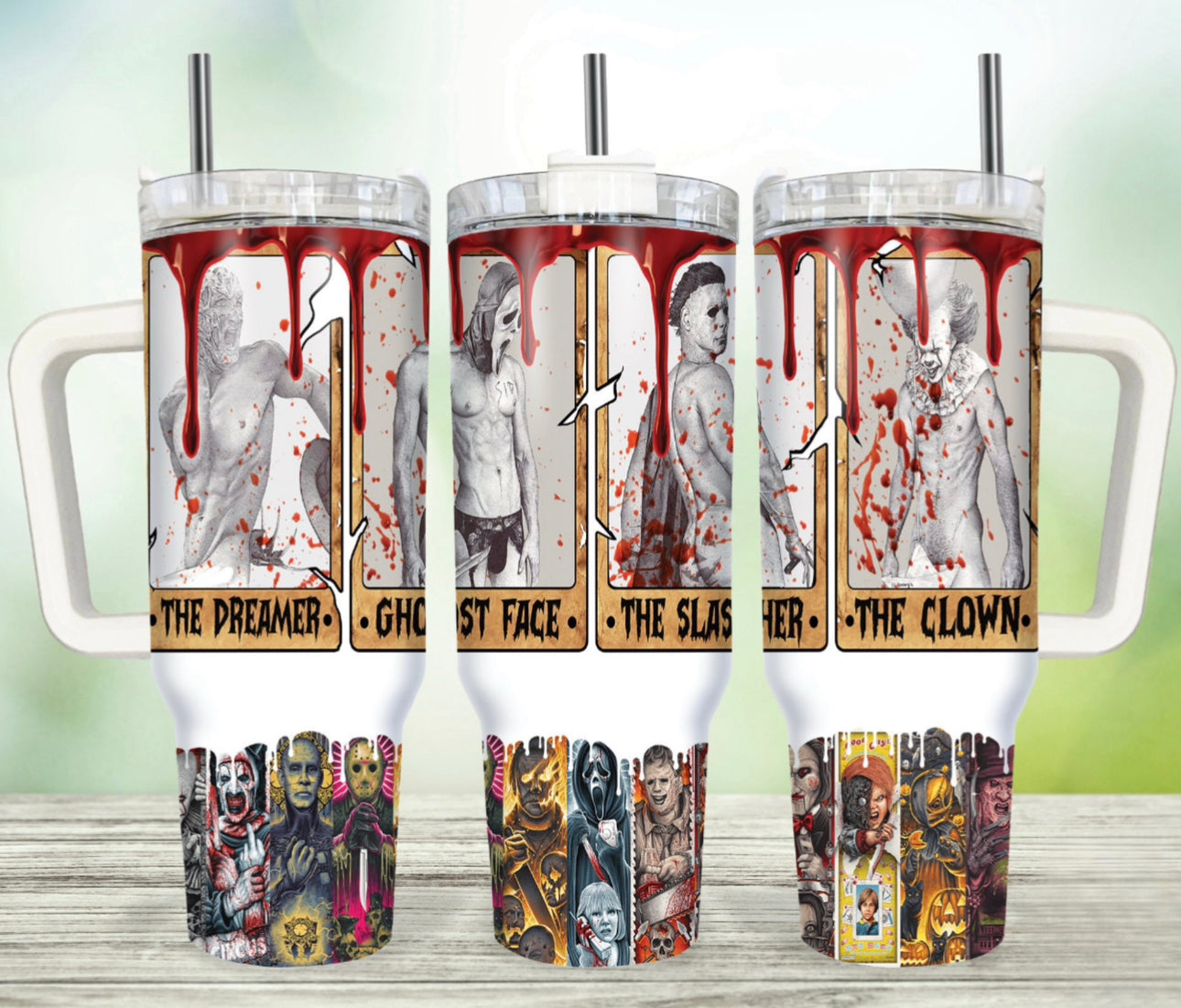Serial Killers Horror Characters Movies Custom Stanley Cup 40 oz 30 oz Tumbler With HandleTVC2301752