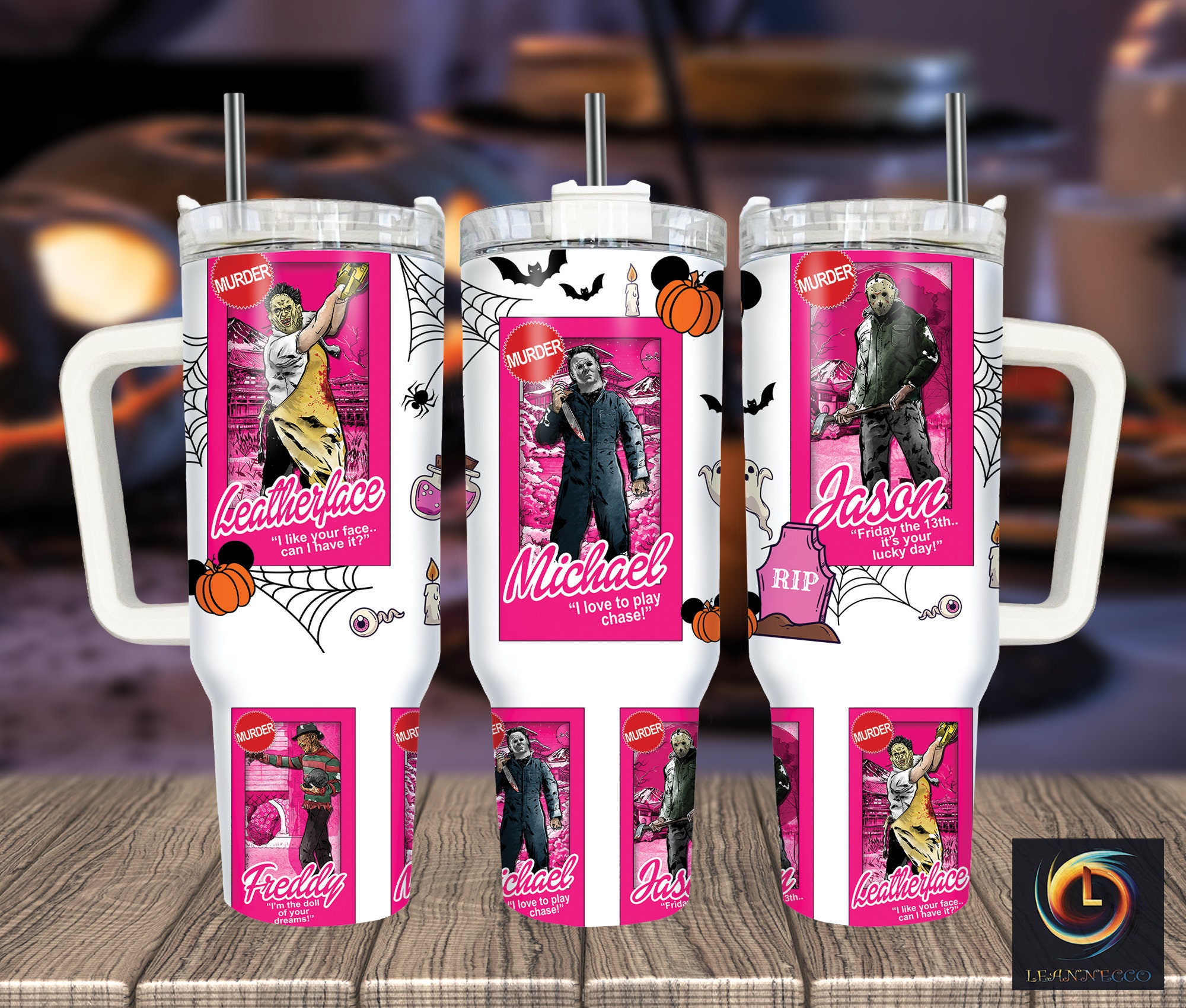 Serial Killers Horror Characters Movies Custom Stanley Cup 40 oz 30 oz Tumbler With HandleTVC2301995